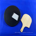 Pizza & Bread Baking Stones pizza oven stone Baking Ceramic Black Glazed Cordierite Pizza Stone with wooden shovel